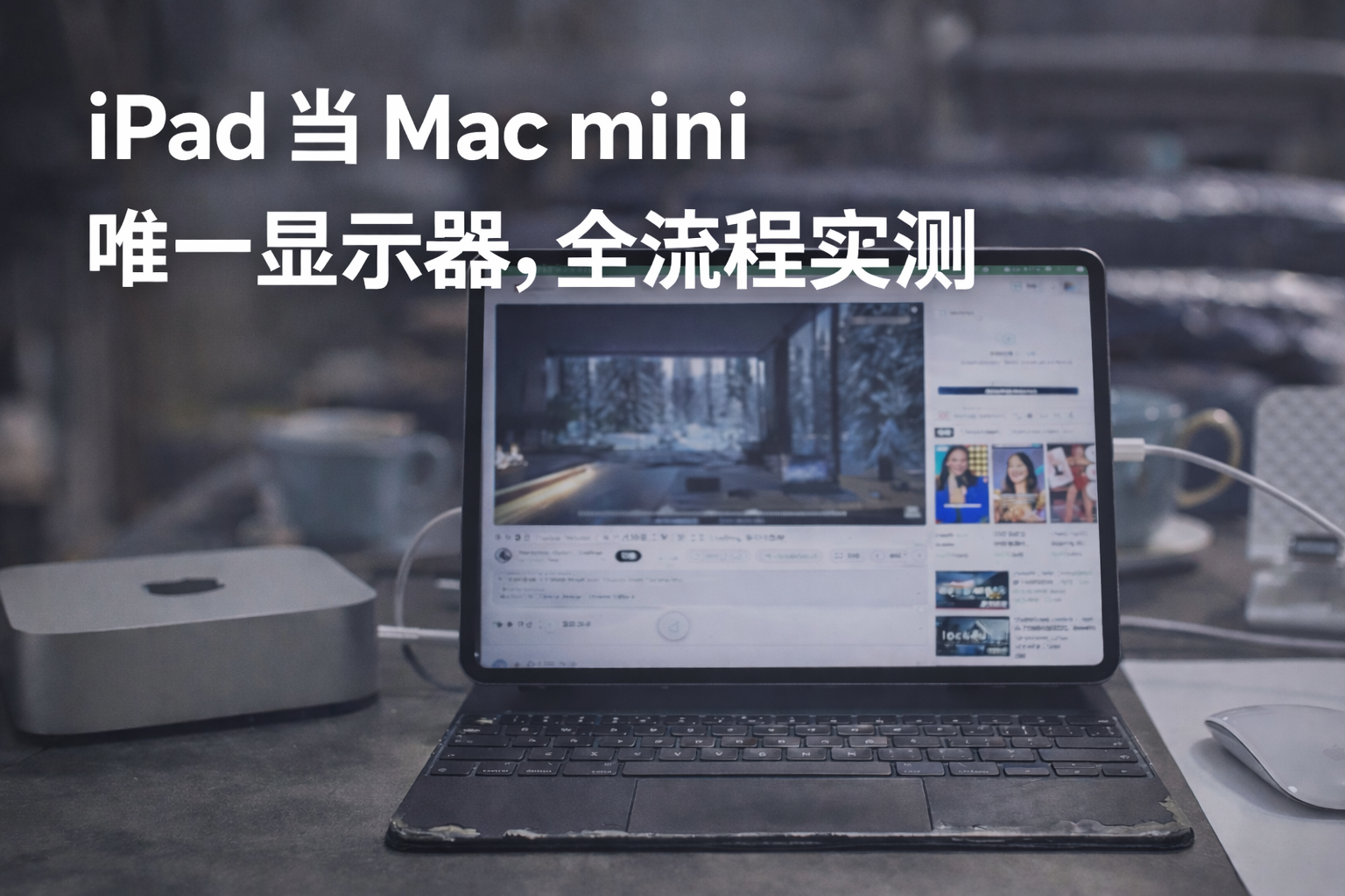 ipad当mac-mini-唯一显示器